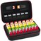 BOVKE Flash Drive Case SD Card Holder 48 Slots USB Storage Case Thumb Drive Memory Card SDXC SDHC Card Organizer for SanDisk Samsung SamData Netac PNY YubiKey TOPESEL USB Stick Flash Drives, Black