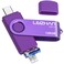 Leizhan 128GB Flash Drive 3 in 1 Type-C/Micro/USB 3.0 OTG Flash Drive High Speed Memory Stick Thumb Drive Compatible with Samsung Galaxy,Hua Wei,LG,Google Pixel, More Android Smartphone, Tablet, PC