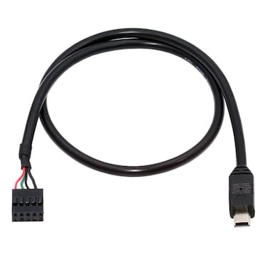 chenyang USB 2.0 9Pin 10Pin Motherboard Header to Mini USB 5Pin Data Cable 0.5M