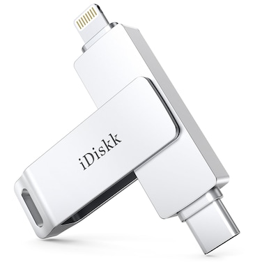 App-le Certified 1TB iPhone 15 iDiskk Photo Vault for iPhone USB Storage Photo Flash Drive Transfer Stick for iPhone Picture External Storage iPad Lightning USB C Android Photo Storage Photo Stick