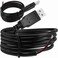 Yeebline USB Male 2 Pin Bare Cable, USB 2.0 Male to 2Pin Wire DIY Pigtail Cable Extension Power Cord Open End Connector 5V 3A (Black, USB Male 3FT)