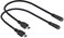 HCFeng 3.5mm to Mini USB Cable Mini USB Male to 3.5mm Female Audio Cable 3.5mm Female TRRS 4-Pole Jack to 5 Pin Mini USB Male Mic Cord Adapter Cable [1Ft/30cm-2Pack]
