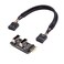 Cablecc Dual USB 3.1 Front Panel IDC Socket Key-A Type-E to USB 2.0 9Pin 10Pin Mainboard Header Male Cable Extension Adapter 20cm