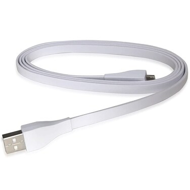 QJYTH Cord Replacement for UE Boom Charger, 1.2m USB Charging Cable Compatible with Logitech Ultimate Ears Boom 3/ MEGABOOM 3/ UE Wonderboom/UE Boom/Megaboom/Mega Boom (1 Pack, White)