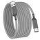USB C Cable 26FT 1Pack,Extra Long USB-A to USB-C Cable Braided Fast Charger Cord Compatible with iPhone 15,Sony PS5,Samsung Galaxy S24 S23 S22,A15,Note 9 Plus,OnePlus 10 Pro,Nintendo Switch,Moto(Grey)