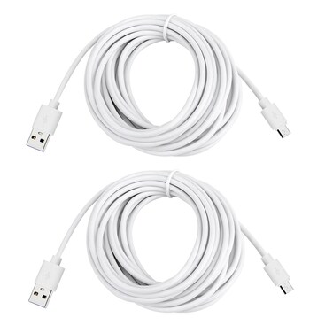 Smays Charger Cord Replacement for Oculus Go, PS4 Controller, Xbox One, Wyze Cam USB Extension Cable Power, 13 ft, 2-Pack