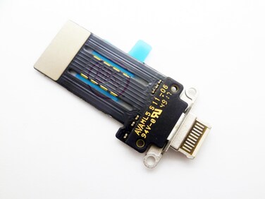 Charging Port USB Charger Dock Connector Board Ribbon Flex Cable Module Replacement Compatible with iPad Pro 12.9 5th Gen A2378 A2461 A2379 / iPad Pro 12.9 6th Gen (Silver)