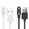 Lamshaw Compatible with IMFRCHCS B6 Fitness Tracker Charger, Magnetic USB Charging Cable Replacement Charger Cable Compatible with IMFRCHCS B6 1.47" Fitness Tracker (2 Pack-Black+White)
