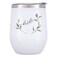 Crisky Greenery Bride Wine Tumbler for Bride Gift Vacuum Insulated Stainless Steel Drink Cup with Straw for Bride to Be   Engagement Glass   Newly Engaged Travel Mug   Future Mrs   Bachelorette 12oz