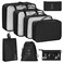 8 Set Packing Cubes for Travel, Travel Luggage Packing Organizers, Travel Accessories Large Toiletries Bag for Clothes Shoes Cosmetics Toiletries (Leopard)