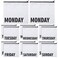 Packing Cubes for Kids and Baby Travel Organizer Pouches for Suitcases and Luggage Travel Accessories for Boys and Girls Summer Camp, Cruise, and Family Vacations, Days of Week (14 Pcs)