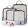 Compression Packing Cubes, 6 Pcs/Set Packing Organizers for Travel, Expandable Luggage Organizer with Toiletry Bag