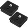 TOODOO 2 Pieces 41mm QR Release Plate Camera Tripod Ball Head Quick Release Plate Replacement Compatible with Ambico V0552 V0554, Sunpak 7500 Pro 7500tm 7575, Kalimar Pro-tech V40