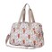 Malirona Foldable Travel Duffel Bag Tote for Spirit Airlines Carry on Bag Luggage Sport Duffle Weekender Overnight for Women and Girls (Beige)