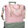 DMLuna Travel Duffel Bag, Tote Sports Gym Bag, Shoulder Overnight Weekender Bag for Women &amp; Men, Hospital bag, Expandable Duffel Bag with Trolley Sleeve/Wet Pocket, Rose Gold