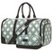 2Pcs Weekender Bags for Women with Toiletry Bag Shoe Compartment Cheap Overnight Bag Carry on Tote Duffle Bag for Travel Clearance Flight Approved Valentine's Day Gifts for Her, Green