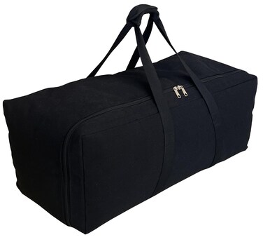 DoYiKe Extra Large Canvas Travel Duffle Bag Heavy Duty, Sports Camping Tent Storage