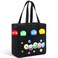 Windyun Bingo Dauber Bags with 10 Pockets and Handle Zipper Bingo Tote Bag Bingo Accessories (Black)