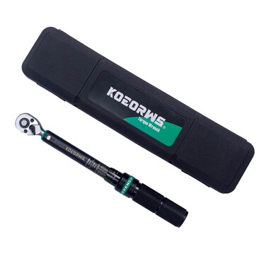 KOEORWS 1/4-Inch Drive Click Torque Wrench, 20-220 In.lb/2.26-24.9 Nm Dual-direction Torque Wrench, Bike Torque Wrenches with Dual Range Scales, Quick Release Reversible Head for Bicycle, Motorcycle