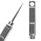 DAILYCARRYCO. Titan Tool Compact Titanium Toothpick Keychain Holder - Metal Travel Reusable EDC Micro Toothpick - Portable &amp; Convenient - Carry On-the-Go - (Polished Titanium)