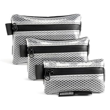 TACTICAL GEEK Storage A5 EDC Storage Pouch Set, Multi-Purpose Molle EDC Gadget Pouch, Multi-Functional Utility Small Tool Pocket,Luggage Organiser Divider Small Pouch Organizer for Daily Carry (White)