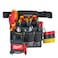 KUNN Electrician Tool Pouch,1680D Durable Tool Pouches with Belt Clip,Small Professional Electrician Pouch for Maintenance Tradesman,Grey