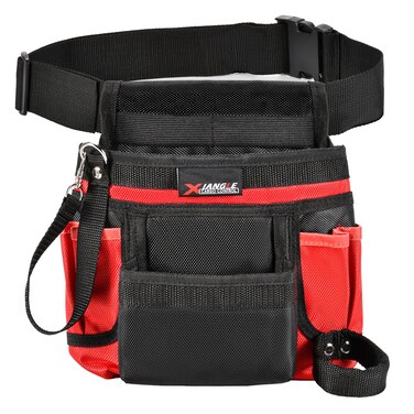 XIANGLE 6-Pocket Tool Belt for Men and Women Construction - Light Weight Tool Pouch/Apron with Hammer Loop - Durable and Versatile Belt Gift for Carpenters, Gardener, Electricians, Plumbers