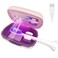 UV Toothbrush Covers Case and Holder with Light,Toothbrush Covers with Holder, Rechargeable Portable Toothbrush Cleaner Case, Toothbrush Box Fan with Dryer&iuml;&frac14;&circ;Pink&iuml;&frac14;&permil;