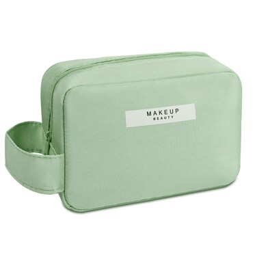LESFEY Travel Makeup Bag Cosmetic Organizer Make Up Bags Toiletry Pouch For Women (Green, Small)