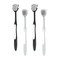 Colincie Tongue Cleaner, Tongue Brush, Tongue Scraper for Oral Hygiene, Clean Tongue, Reduce Bad Breath and Make Our Breath Fresher Black,Gray Pack of 4 (Black,Gray)