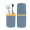 COMNICO Travel Toothbrush Cup Case Portable PP Seal Tooth Brush Holders Cover Multi-Function Toothpaste Storage Container Cup for Home School Camping Business Trip Bathroom