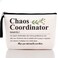 Chaos Coordinator Definition Makeup Bag Appreciation Chaos Coordinator Gifts for Women Boss Coworker Teacher Manager Coach Mom Cosmetic Bag Zipper Pouch Bag Travel Toiletry Bag for Christmas