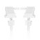 2Pcs Universal Toilet Seat Hinges Replacement with Bolts Screw and Nuts White Plastic Toilet Seat Hinges Toilet Seat Hardware for Toilets Seats Lids Replacements and Repairs