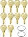 Keys for E114 Toilet Paper Dispenser, 10 Pack E-114 Paper Towel Key Replacement