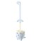 XXFLOWER Toilet Brush Dinosaur Shape,Cute Shape Look, TPR Bristles Round Brush, Compact Size Toilet Brushes Floor Standing, 1-Pack