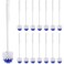 Willinglong 15 Pcs 18.5 Inch Toilet Bowl Cleaner Durable Toilet Brush Bathroom Cleaning Brush with Hook Hole Design Compact Size Toilet Scrubber Brush without Holder for Bathroom Household Cleaning