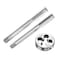 uxcell 3pcs Metric Hand Tap and Die Set, M8 x 0.75 Taper/Plug Thread Taps &amp; Round Die, Hand Threading Tapping Tool Kit for Thread Repair