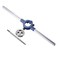 uxcell 5-40 UNC Tap and Die Set with 20mm Round Die Stock Handle Wrench, High Speed Steel Machine Thread Tap and Round Die Threading Tool
