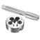 uxcell M14 x 2mm Metric Tap and Die Set, Machine Thread Screw Tap with Round Threading Die, Tap &amp; Die Kit for Nut Screw Bolt Thread Repair