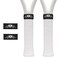Flycalf Personalized Pickleball Paddle Bands Set Silicone Name Grip Tape 2PC Tennis Racket Pickleball Equipment Accessories, Design Pattern