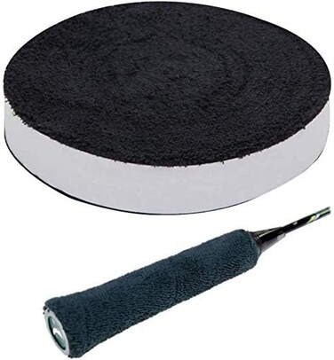 Ibluelover 16.4 Ft Badminton Tennis Towel Grip Tape Non Slip Racquet Handle Wrap Absorbent Racket Overgrip Roll Tennis Racket Sweatband for Outdoors