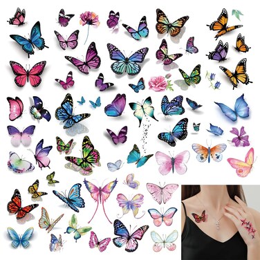 LOMIMOS 80pcs Hawaiian Luau Themed Temporary Tattoos,Tropical Summer Beach Pool Party Sticker for Kid Adult (10 Sheets)