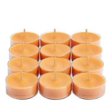 PartyLite Vanilla Caramel Bliss Universal Tealight&Acirc;&reg; Candles (Set of 12)