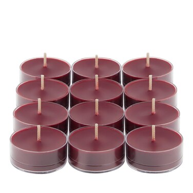 PartyLite Life is a Cabernet Tealights - Set of 12   Wine-Inspired Fragrance for a Toast-Worthy Atmosphere