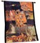 RaanPahMuang Brand Wall Hanging Tapestry Print of Famous Works of Art, Gustav Klimt - The Kiss Collage