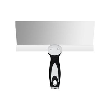 Mister Rui Taping Knife, 10" Drywall Taping Knife, Stainless Steel Taping Knife, Drywall Skimming Blade, Plastering Spatula Tools, Plastering Tool, Stainless Blade for Taping and Filling