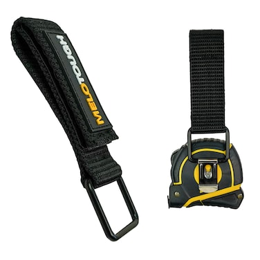 MELOTOUGH 2 Pcs Tape Measure Holder Tool Belt Loop Belt Clip Drill Impact Tool Holster - for Tape Measure, Drills, Clipped Tools