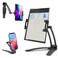Kado Portable Monitor Stand Aluminum Alloy, Tablet Holder Phone Clamp for Display Phone, Wall Mount 3M Cubical Mount for Portable Monitor 15.6", Kitchen Cabinet Tablet Holder for iPad Surface Pro