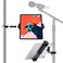 NUOMIC Aluminum Tablet Holder Mic Stand, Portable iPad Mic Stand Mount, Adjustable Music Stand Tablet Phone Holder for iPad Mini, iPad Air, iPad Pro and iPhone 4.7-12.9
