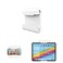 TFY Universal Self Adhesive Wall Mount Holder for Tablets,e-Readers and Smartphones,4.5-12.9 inch Devices,Compatible with iPad Pro,Air,Mini,Huawei,Galaxy (White)